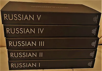 £96.91 • Buy Russian Language Level 1-5 Pimsleur Gold Version-Total Of 80 Audio CDs Boxed Set