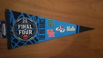 2021 Final Four 12x30 Premium Pennant 4 Team Baylor Houston UCLA Gonzaga • $14.95