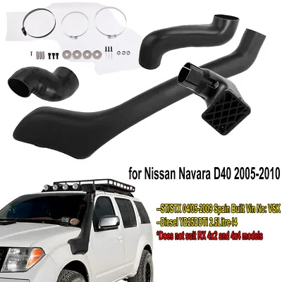 Snorkel Kit Fits Nissan Navara D40 ST/ST-X R51 Pathfinder 04/2005 - 2009 2.5L • $138.99