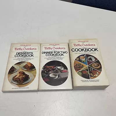 Betty Crocker's Mass Paperback Cookbook Lot Of 3 • $5.74