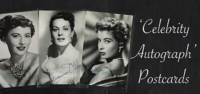 £0.99 • Buy CELEBRITY AUTOGRAPHS - 1950s ☆ FILM STAR ☆ Postcards #47 To #200