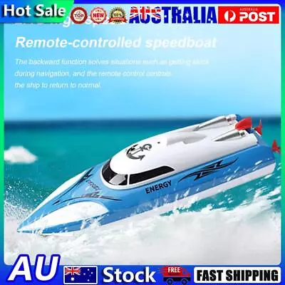 2.4GHz RC Racing Boat High Speed Fast RC Boats For Adults And Kid (Blue) • $26.57