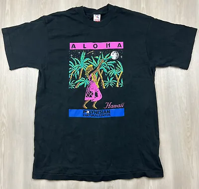 VTG Single Stitch Hawaii Aloha Polynesian T Shirt '94 Fruit Of The Loom Sz Large • $34.95