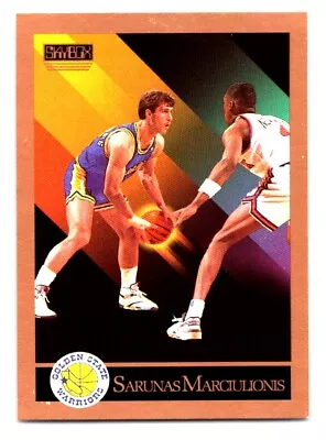 1990-91 SkyBox Sarunas Marciulionis Rookie Golden State Warriors #97 • $3.99