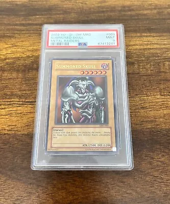 Summoned Skull 2002 Yu-Gi-Oh Metal Raiders MRD-003 PSA 9 • £100