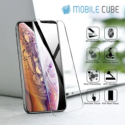 2X IPhone X XS Max XR 8 7 Plus Full Tempered Glass Screen Protector For Apple • $5.65