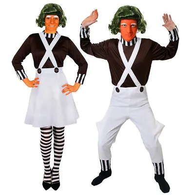 Adults Factory Worker Costumes Mens Ladies Chocolate School Book Day Fancy Dress • £15.99