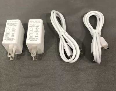 $16.95 • Buy Lot Of 2 WYZE  AC/DC Power Adapter 100V-240V To 5V 2A 2000mA W/ Micro USB Chord