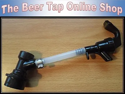 Party Tap With Beer Line & Black Ball Lock Disconnect For Cornelius / Corny Keg. • £9.50