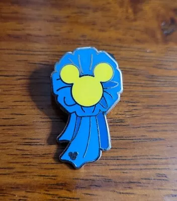 Disney Trading Pin Blue Rosette Yellow Mickey Mouse Ribbon Fun Icon Completer • $4.99