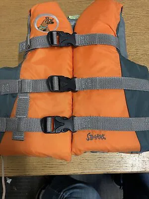 Stearns Scooby Doo Classic Orange/Gray Youth Life Vest! 50-90lbs 26-29” Chest! • $24