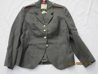 Jacket Women Gray Qaranc Uniform Jacket Size 14 Queen Alexandras Nursing Corps • $57.28