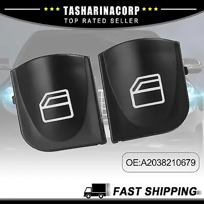 Fit For Mercedes-Benz C230 2003-07 Master Control Window Button Switch Cap 2/lot • $18.49