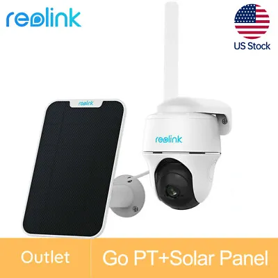 Reolink 4G LTE Cellular Wireless Battery Security Camera Outdoor Pan Tilt GO PT • $98.99
