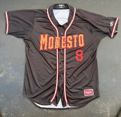 Julio Rodriguez Game Used Jersey Autographed. Modesto Nuts Seattle Mariners ROY • $7500