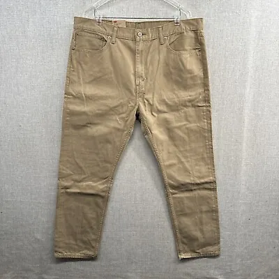 NEW Levis 508 Regular Jeans Mens Size 38x30 Tapered Beige Khaki Casual Adult • $34.88