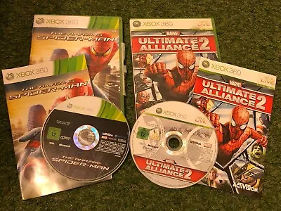 £29.99 • Buy 2 PAL XBOX 360 GAMES THE AMAZING SPIDER-MAN +MARVEL ULTIMATE ALLIANCE 2 Complete