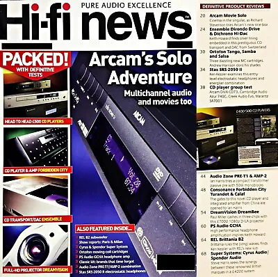 £9.99 • Buy Hi-fi News  Arcam Cd73 - Creek Evolution - Marantz Sa7001 - Cambridge Azur 740c