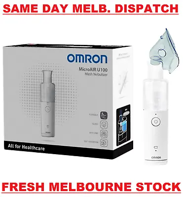 OMRON MircoAIR NEU100 Ultrasonic Mesh Nebulize Portable Inhaler Handheld Battery • $334.50