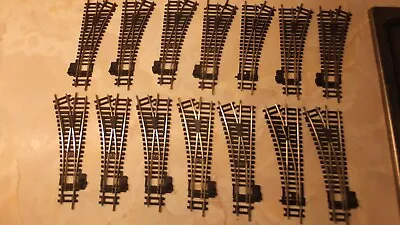 00/H0 Gauge Job Lot Of 14x Unboxed Hornby Points  Left & Right Hand. • £12