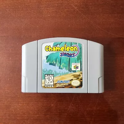Chameleon Twist (Nintendo N64 1997) AUTHENTIC! WORKS GREAT! • $39.99
