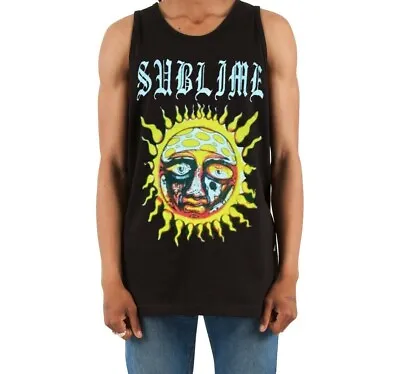 SUBLIME S Heavy Metal Band Black Tank Top • $11.99