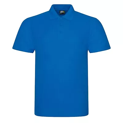 Mens Polo Shirt Short Sleeve Plain Casual Work Wear Uniform Workwear Top Tee RTX • £8.69