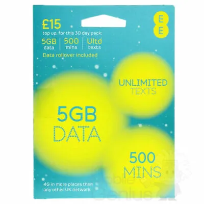 £0.99 • Buy Ee Sim Card - New Only 20p Standard Micro Nano Get Unlimited Call Minutes Text