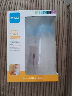 MAM Easy Active Baby Bottle Set Of 2 330ml Easy To Hold 4+ Months • £13.50
