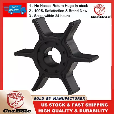 Water Pump Impeller 63V-44352-01-00 For Yamaha Mercury 8hp 9.9hp 15hp 20hp Motor • $8.59