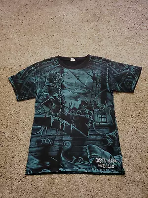 Vintage Costa Maya Mexico T Shirt Small Men Pirate Skeleton Graphic Short Sleeve • $20