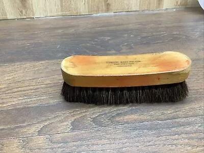 Vintage Esquire Pure Horse Hair Boot Polish BRUSH Wooden Handle Made In USA 🇺🇸 • $5.95