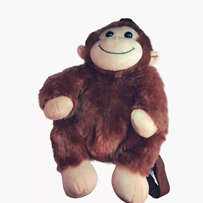 Creative Critters Monkey Plush Backpack Travel Buddy Super Soft Lovey • $14.99