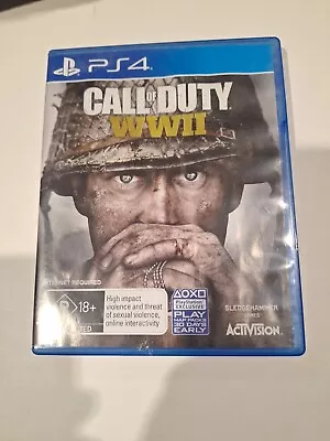 Call Of Duty WWII - Sony Playstation 4 PS4 Game PAL VGC • $10