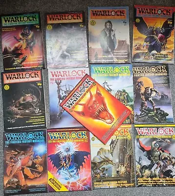 Full Set 1-13 Warlock Magazines • £250