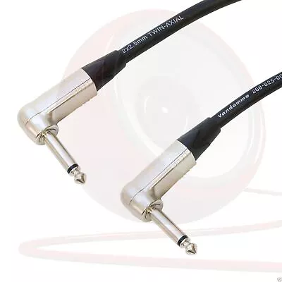 Tour Grade Angled Jack To Jack Speaker Lead. Van Damme Mono Cable. Amp To Cab • £21.69