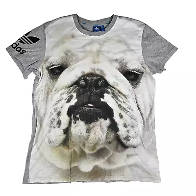 Adidas English Bulldog Animal Print Men's Extra Large XL T Shirt • $104.94