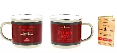 Dads Army Enamel Stupid Boy Mug. Gift Boxed Ideal Gift • £8.49