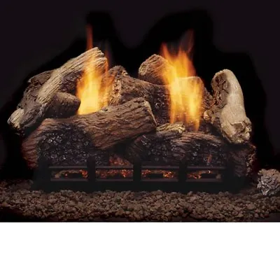 Berkley Oak Remote Control Vent Free Gas Logs - 18  - Natural Gas • $1098