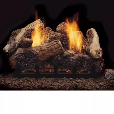 Berkley Oak Remote Control Vent Free Gas Logs - 24  - Natural Gas • $1138