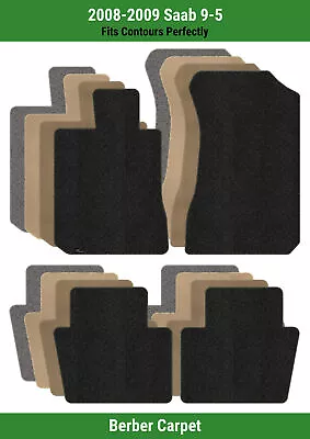 Lloyd Berber Front & Rear Row Carpet Mats For 2008-2009 Saab 9-5  • $162.99