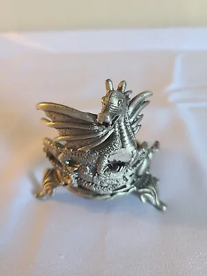 $12 • Buy Metal Dragon Candle Holder For Votive Or Tealight 