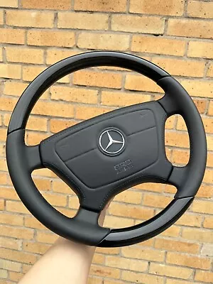 Mercedes-Benz Steering Wheel Black Piano R129 W124 W140 W201 W202 W210 • $536