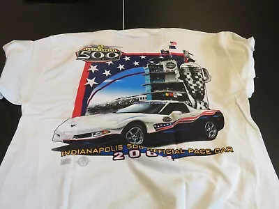 NOS 2004 Indy 500 Corvette Pace Car Shirt Size L • $45