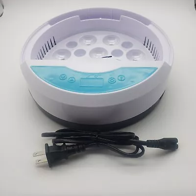 ZFF 9 Eggs Incubators Mini Poultry Hatcher LED Light Egg Candler Tester And Temp • $32.99