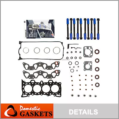 Fits 92-95 Honda Civic EX VX De So 1.5 1.6 MLS Head Gasket Set Bolts D15Z1 D16Z6 • $64.28