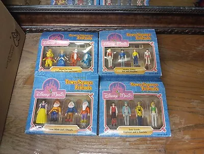 Vintage Disney Magic Town Square Friends Lot Of 4 Sets NIB Sears 1988 Characters • $39.99