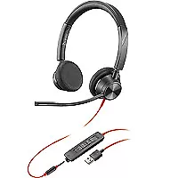 POLY Blackwire 3320 Headset Wired Head-band Office/Call Center USB Type-C Bla... • £63.18