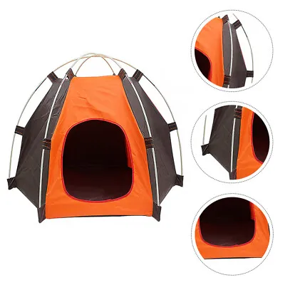  Pet Cage Cat And Dog House Kitten Teepee Cave Bed Travel Tent Rabbit • $22.57
