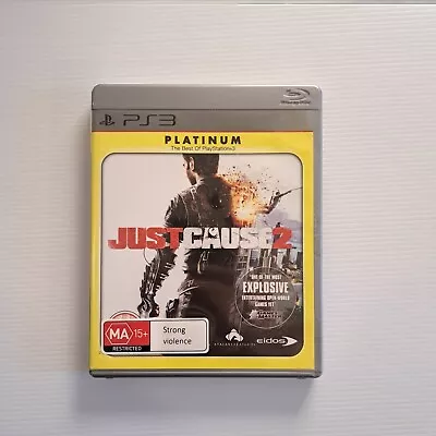 PlayStation 3 Just Cause 2 Platinum PS3 Game Action Adventure LLM2 • $9.95